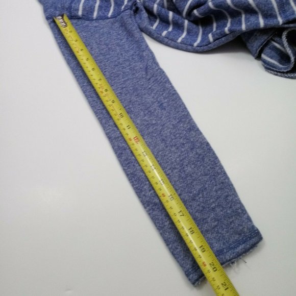 🔥4/$20 Aeropostale Striped Sweater Large Purple - Picture 11 of 15